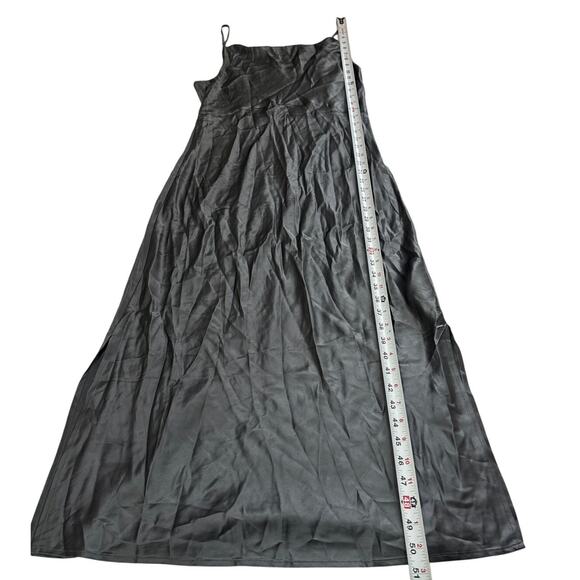 Quince Womens Medium 100% Washable Silk Cowl Neck Slip Dress Lightweight - Picture 11 of 11